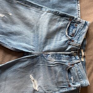 Levi's Light Blue Straight Leg Jeans